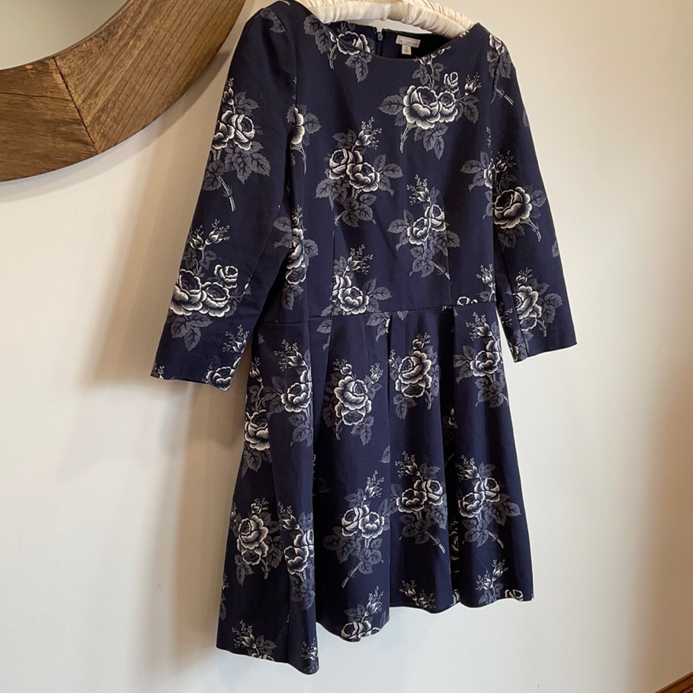 Gap dark floral dress